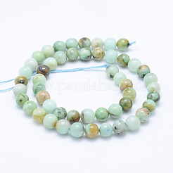 Natur Chrysokoll Perlen Stränge&nbsp;G-J373-02-8mm