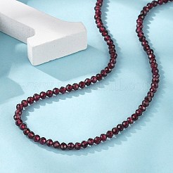 Grenat naturel colliers de perles&nbsp;NJEW-K114-B-A04