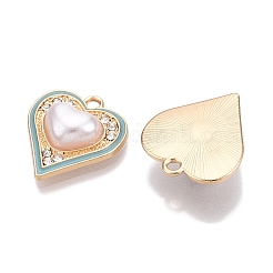 Pendentifs en strass en alliage de placage de rack&nbsp;FIND-N005-19D