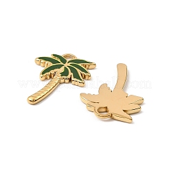 304 Edelstahl-Emaille-Anhänger&nbsp;STAS-G358-24G