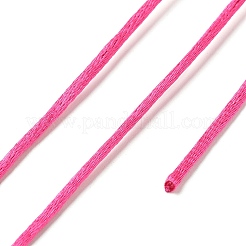 Cordons fil de nylon tressé rond de fabrication de noeuds chinois de macrame rattail&nbsp;X-NWIR-O001-A-03