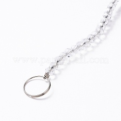 Decorazione a sospensione con decorazione a sospensione a parete con perline di cristallo a goccia&nbsp;HJEW-G019-01E