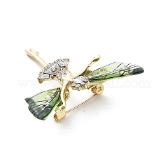 Engelsbrosche aus Kristall und Strass&nbsp;JEWB-C037-08G