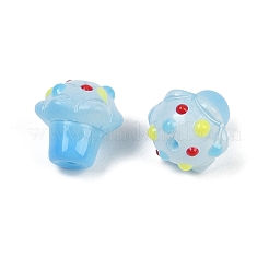 Glasperlen mit Unebenheiten&nbsp;GLAA-B025-01C