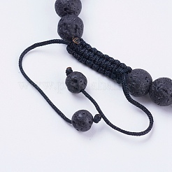 Nylon regolabile bracciali intrecciati cavo di perline&nbsp;BJEW-F308-57C