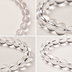Rotondi naturale cristallo estendono bracciali&nbsp;BJEW-N301-8mm-07
