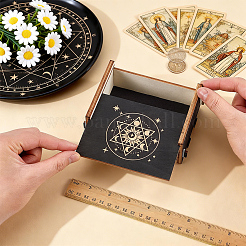 1 bolsa de cajas de almacenamiento de tarot de MDF&nbsp;CON-FG0001-27