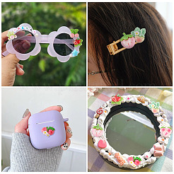 30 Stück undurchsichtige Harz-Decoden-Cabochons&nbsp;RESI-TADJ0001-14
