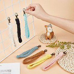 7 bracelet tressé en coton bicolore&nbsp;KEYC-CP0001-04