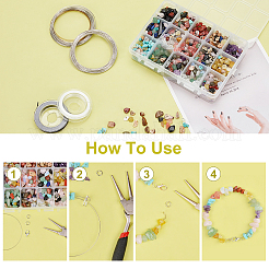 Bracelets extensibles bricolage faisant des kits&nbsp;DIY-NB0004-88