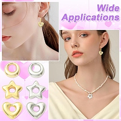 120 pendentif en plastique CCB de 6 styles&nbsp;CCB-YW0001-84