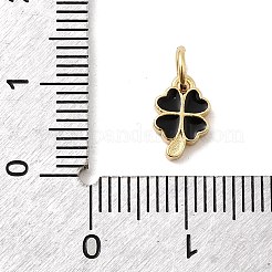 Pendentifs d'émail en laiton &nbsp;KK-P338-25G-02
