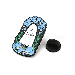 Alfileres de esmalte fantasma de halloween&nbsp;JEWB-I048-05EB