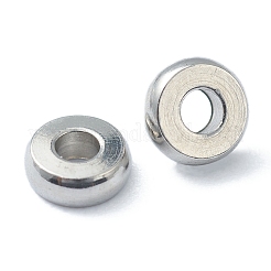Perles d'espacement en acier inoxydable 202 anti-ternissement&nbsp;X-STAS-H152-05C-P