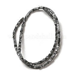 Granos de obsidiana de copos de nieve naturales hebras&nbsp;G-B064-A34