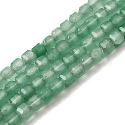 Natürlichen grünen Aventurin Perlen Stränge&nbsp;G-F797-A02-01