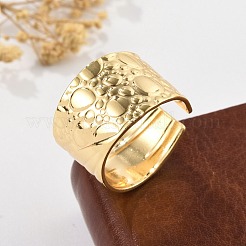 Messing Manschettenringe&nbsp;RJEW-B119-02G