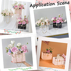 12 Stück 4 Farben taschenförmige Papierblumenverpackungs-Geschenktüten für Blumenstrauß&nbsp;ABAG-GF0001-28
