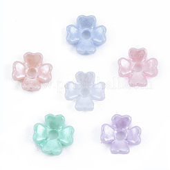 Coupellles en résine imitation perle&nbsp;RESI-N036-03