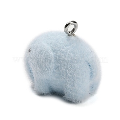 Pendentifs en résine opaque et floconneux&nbsp;RESI-G112-03A