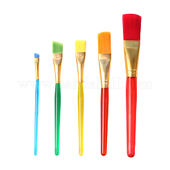 Nylon-Bürstenkopf aus Kunststoff für Kinder Tempera-Pinsel-Set&nbsp;DRAW-PW0001-092