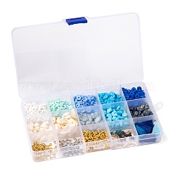 Perles et breloques sur le thème de l'océan kit de recherche de fabrication de bijoux à bricoler soi-même&nbsp;DIY-FS0002-18