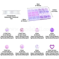 Set zur Herstellung von Schmuck zum Selbermachen mit lila Farbmotiven&nbsp;DIY-FS0008-79