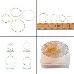 Messing Weinglas Charm Ringe&nbsp;KK-CD0001-05