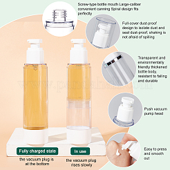 Leere tragbare Kunststoff-Airless-Pumpflaschen&nbsp;LS-AJEW-WH0299-91B
