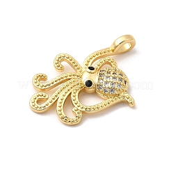 Colgante micropavé cubic zirconia de latón&nbsp;KK-I359-14G