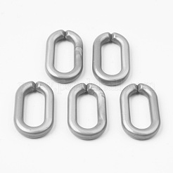 Opake Acryl Verknüpfung Ringe&nbsp;OACR-S038-004B-A05