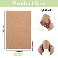 Leere Papierkarte&nbsp;DIY-WH20058-03B