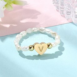 Bagues en perles d'eau douce naturelles et perles en acier inoxydable 304&nbsp;RJEW-FS00001-22