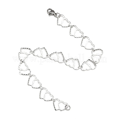 Anlaufgeschützte Kettenarmbänder aus Edelstahl 304&nbsp;BJEW-P236-06P