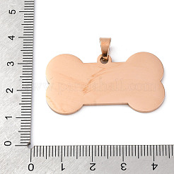 Ionenplattierung (IP) 304 Edelstahlanhänger&nbsp;X-STAS-I140-07B-RG
