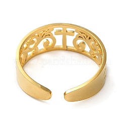 Bague de manchette ouverte en acier inoxydable 304&nbsp;LS-RJEW-C063-01G