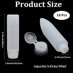 Flaconi portatili in plastica ricaricabili per shampoo&nbsp;AJEW-GF0013-51