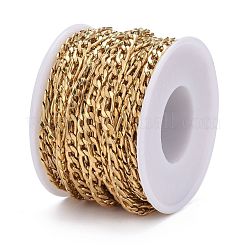 Placcatura ionica (ip) catene figaro in acciaio inossidabile 304&nbsp;CHS-E007-01G