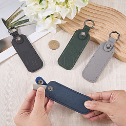 Étui porte-clés en cuir PU pour clé USB (4 pièce).&nbsp;AJEW-CL0002-61B