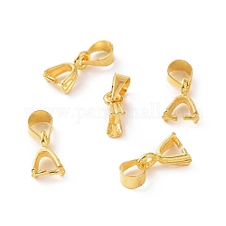 Iron Ice Pick Pinch Bails, Golden, 8.5mm, Hole: 3x4mm, Pin: 0.8mm