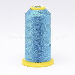 Hilo de coser de nylon, azul aciano, 0.6mm, aproximamente 300 m / rollo