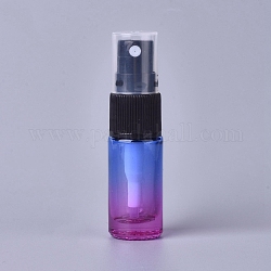 5-ml-Glassprühflaschen mit Farbverlauf, Mit PP-Kunststoff-Feinnebelsprüher und Staubkappe, Farbig, 2-7/8x3/4 Zoll (7.4x2 cm), Kapazität: 5 ml (0.17 fl. oz).