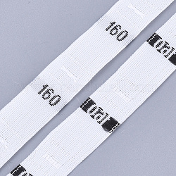 衣類サイズラベル（160)  服飾材料  サイズタグ  ホワイト  12.5mm  約10000個/袋
