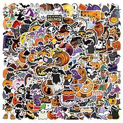 Halloween Themed PVC Waterproof Sticker Labels, Self-adhesive Decals, for Suitcase, Skateboard, Refrigerator, Helmet, Mobile Phone Shell, Colorful, 40~80mm, 200pcs/set