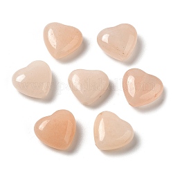 Природные розовые авантюрин бисером, сердце, 11.5~12x12.5~13x5.5~6 мм, отверстие : 1.4 мм