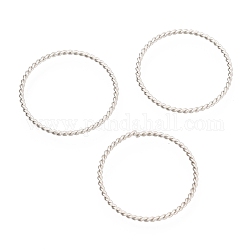 304 Edelstahl offenen Ringe springen, verdrehen ringe, Edelstahl Farbe, 20x1 mm, Innendurchmesser: 18 mm