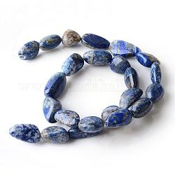Lapis Perle sintetiche lazuli fili, tinto, pepite, 13~25x10~13x6~13mm, Foro: 1.5 mm, circa 23pcs/filo, 16.1 pollice