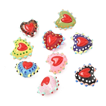 2 Perline A Forma Di Orso In Vetro Lampwork | 15x20mm Fatte A Mano, Foro 2mm