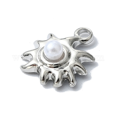 Lega con pendenti di perle in abs&nbsp;PALLOY-S188-02P-1