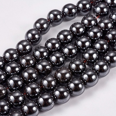 Round Non-Magnetic Hematite Beads (8mm)